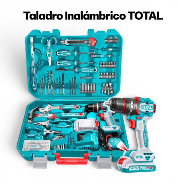 Taladro Inalámbrico Con Accesorios TOTAL 23193